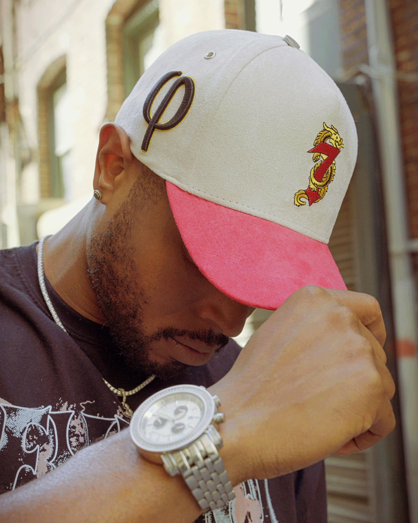 Premium Devinci 5 panel-Rose Red